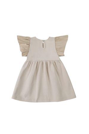 Abito in cotone beige DONSJE KIDS | 304550000037